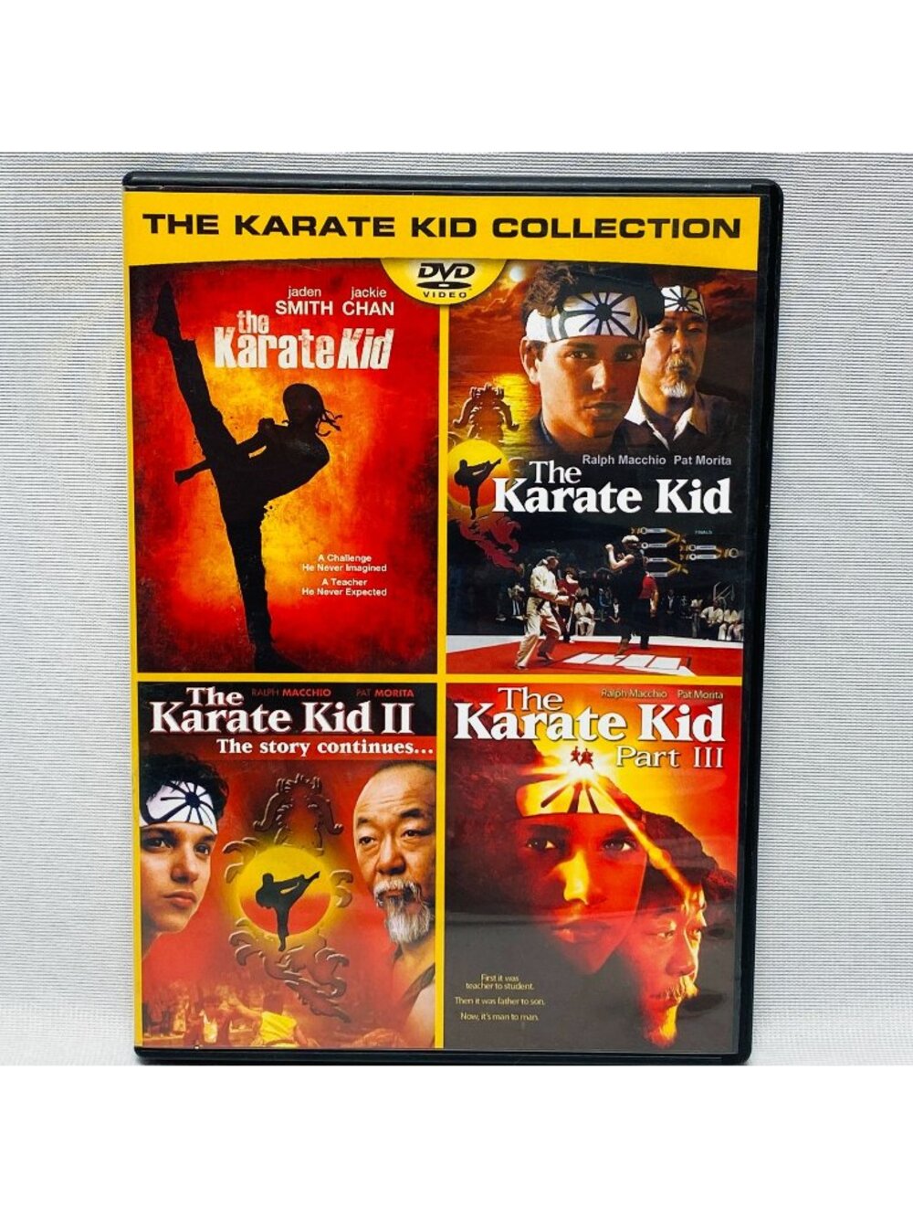 The Karate Kid Collection 4-Movie Set (2014, DVDs) Ralph Macchio Jackie Chan